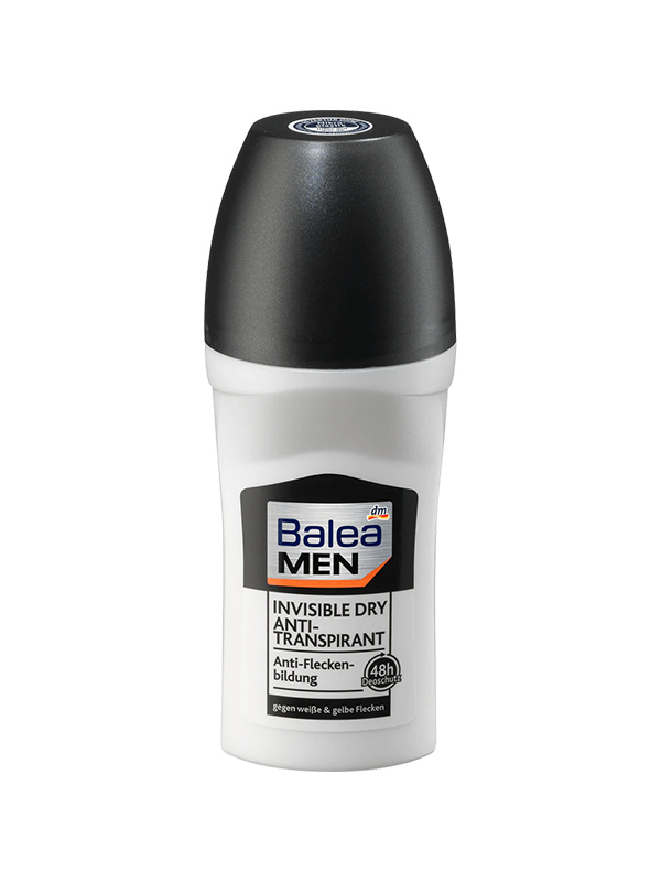 Balea-men Deodorant Roll on Antiperspirant Invisible Dry