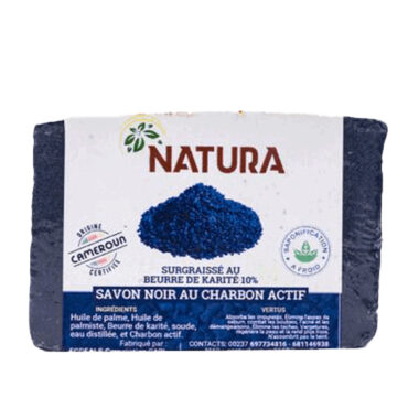 Natura black soap 100g